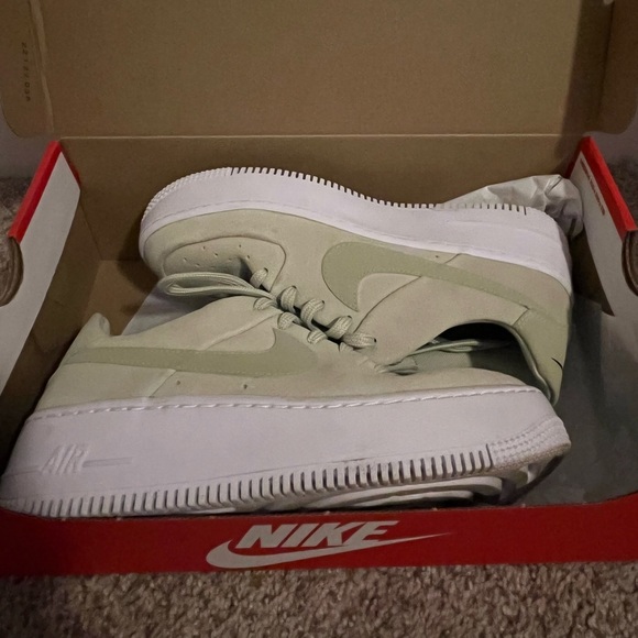 Soft, sage green, air force’s - Picture 2 of 5